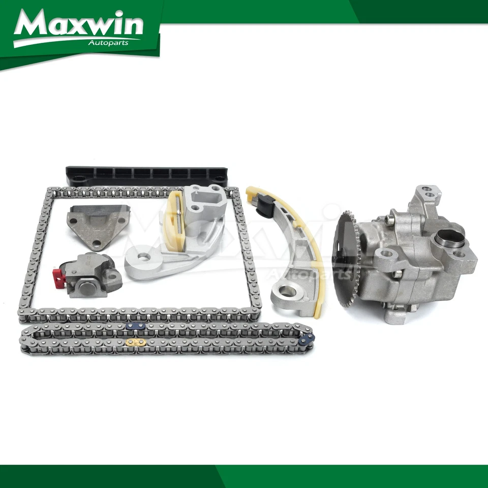 Timing Chain Kit Oil Pump Fit 96-03 Chevrolet Tracker 96-09 Suzuki Aerio SX4 - Image 1 of 4