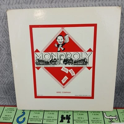 Monopoly Edition Française Miro  Jeu De Société Ancien Complet - Bild 1 von 4