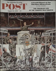 The Saturday Evening Post August 18, 1956 Constantin Alajalov, Kurt Vonnegut! - Imagen 1 de 1