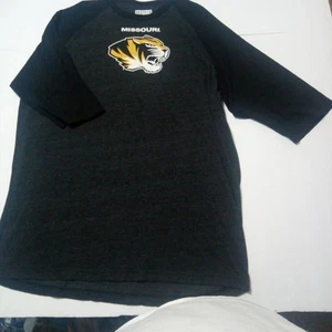 Mizzou Tigers t shirt 2XL Majestic Section 101 Black Short Sleeve - Picture 1 of 6