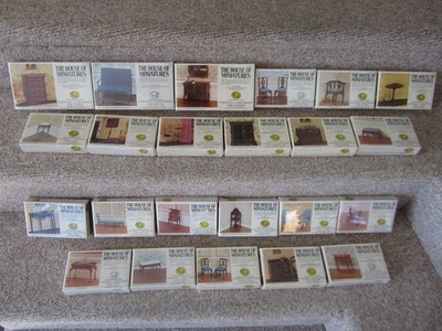 Lot of 23 The House of Miniatures Kit Vintage Dollhouse 23 Kits Brand New Sealed - Image 1 of 4