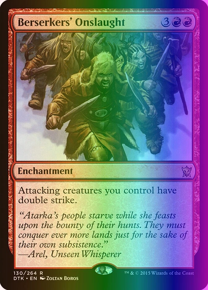 MTG Berserkers' Onslaught (130/272) Dragons of Tarkir MP FOIL - Image 1 of 1