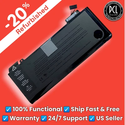✅ OEM MacBook Pro 13" A1278 Battery A1322 (2009-2012) Cycle Count: 1855 Normal ✅ - Image 1 of 4