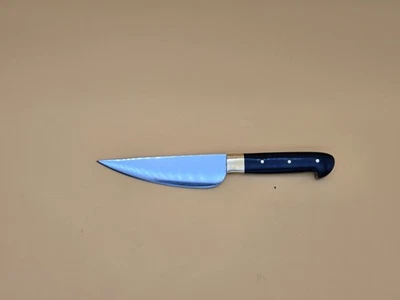 Cuchillo utilitario español Belduque mango de cuerno pionero hombre de montaña comercio de pieles Foto 1 de 4