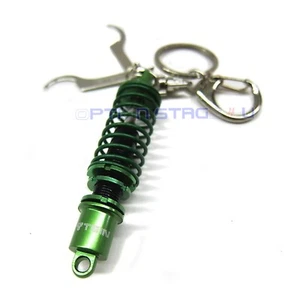 TEIN Original Goods TEIN Damper Flex Coilover Green / Green Keychain Ring Fob - Picture 1 of 2