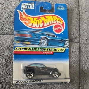 (error) 2000 Hot Wheels Future Fleet 2000 Series 3/4 Jeep Jeepster Black #003 - Picture 1 of 1