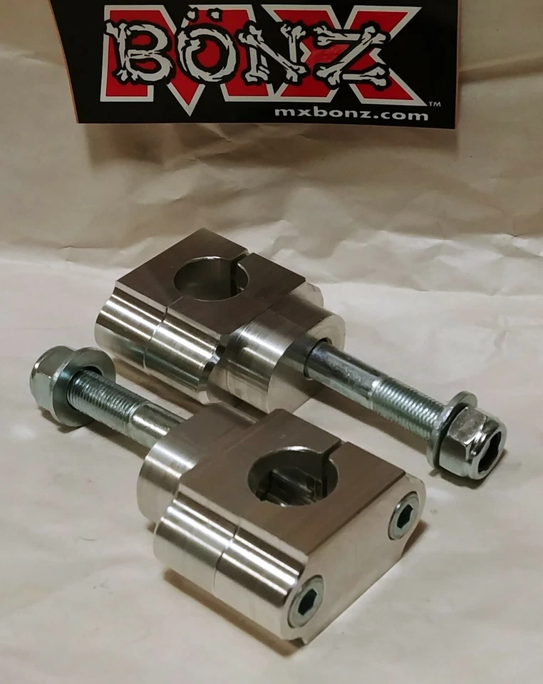 BAR MOUNTS YAMAHA YZ465 YZ490 1980-1989 22mm 7/8" BRAÇADEIRAS DE BARRA AHRMA VINTAGE YZ - Imagem 1 de 1