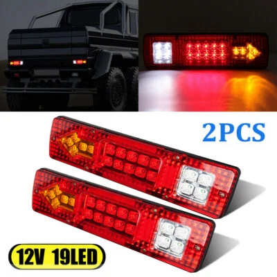 Luz trasera LED 2 piezas 12 V para RV cámper remolque camión intermitente trasero accesorios Foto 1 de 4