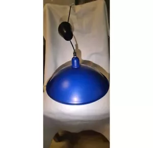 IKEA - Industrielook UFO Hängelampe blau Modell T9510/T204 - Bild 1 von 6