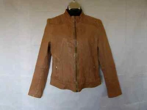 Hugo Boss Orange Label Damen Jacke Full Zip 100% Lammfell Dark Coffee Milk - Bild 1 von 9