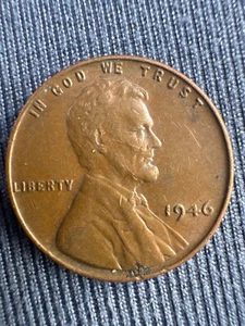 1946 Lincoln penny rare rim - Picture 1 of 2