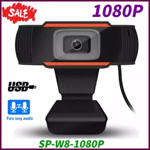 1080P HD USB Web Camera Webcam Video Recording Microphone For PC Laptop Desktop - Bild 1 von 9