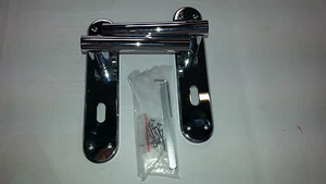 Paquete de 5 juegos de muebles de puerta con cerradura de palanca Serozzetta - cromo CB-szm066cp - Imagen 1 de 2