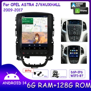6+128GB Android14 Car Radio GPS Sat Nav Stereo For OPEL ASTRA J/VAUXHALL 2009-17 - Picture 1 of 23