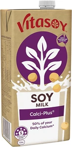 Vitasoy UHT Calci-Plus Soy Milk, 1 Litre (Pack of 12) - Picture 1 of 5