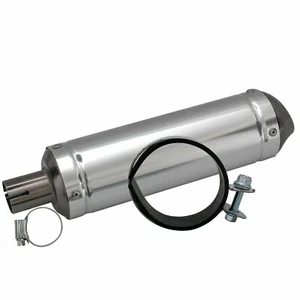 28mm Exhaust muffler forMotorcycle Pit Dirt Bike Yamaha Kawasaki Suzuki - Picture 1 of 7