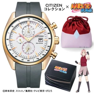 CITIZEN x NARUTO Limited Collaboration CA0593-17A Chronograph Watch SAKURA - Picture 1 of 10