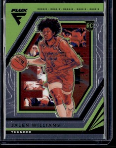 2022-23 Panini Flux Jalen Williams RC Oklahoma City Thunder