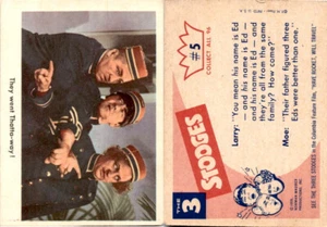 1959 Fleer, The 3 Stooges, #5 They Went Thatta Way (B) - Picture 1 of 1
