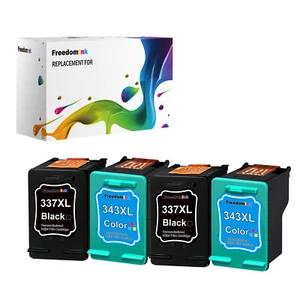 TINTE PATRONEN für HP 337 HP 343 XL OfficeJet 6315 DeskJet 6940 5940 H470SET - Bild 1 von 17