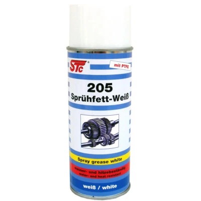 400 ml STC Sprühfett Weiß Schmiermittel Fettspray mit PTFE