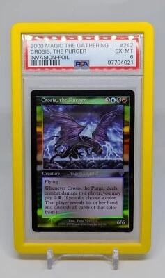 PSA 6 ✨ Crosis, The Purger ✨ Foil ✨ Set: Invasion ✨ Magic The Gathering MTG #242 - Image 1 of 3
