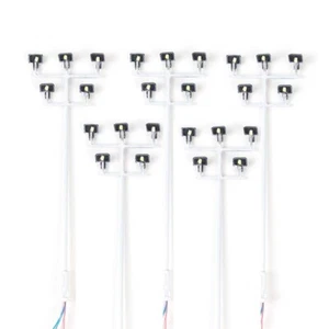 Light Model-Lamp White Light Plaza Lamps 5 Pcs Model-Railway HO Scale LED-Street - Picture 1 of 9