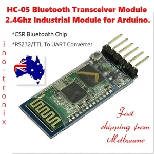 HC-05 Bluetooth Transceiver Module 2.4Ghz Industrial Module for Arduino. - Picture 1 of 7