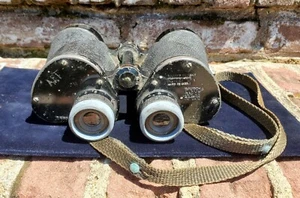 1943 Bausch & Lomb WW2 Binoculars US Navy BU Ships Mark 39 Mod 1 Military 7x50 1 - Picture 1 of 9