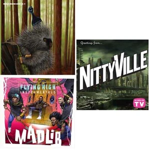 Madlib - Low Budget High Fi Music (Color LP Vinyl) & Flying High Instrumentals & - Picture 1 of 4