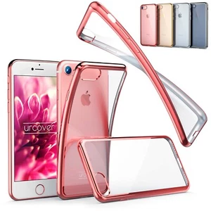 Urcover® Cover Cellulare Bordo Specchio Trasparente Slim Cover Borsa Back Case - Foto 1 di 22