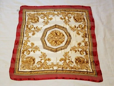 Cachecol quadrado ECHO 100% seda - estampa paisley - Imagem 1 de 4