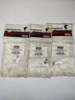 Oregon 31-091 Starter Pawl & Spring Echo reemplaza 177218-40630 paquete de 3 Foto 1 de 4