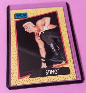 1991 Impel WCW Sting #13 Wrestling Rookie Card RC Legend WWE TNA AEW - Picture 1 of 1