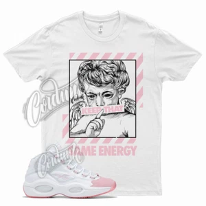 White ENERGY T Shirt for  Question Mid Pink Toe  - Imagen 1 de 3