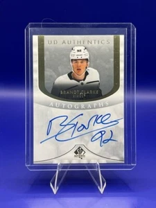2023-24 Upper Deck SP Authentic Brandt Clarke UD AUTHENTICS AUTO UDA-BC - Picture 1 of 2