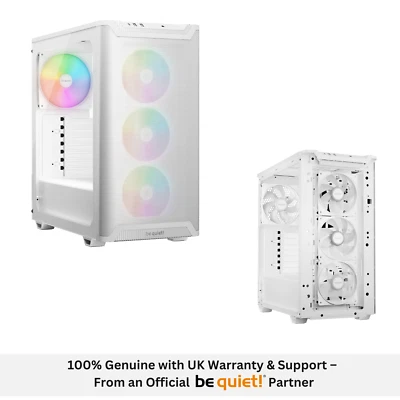 be quiet! Pure Base 501 LX White ATX PC-Gehäuse Silent & High Airflow | UK Partner - Bild 1 von 4