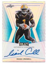 Isaiah Crowell /50 2014 Leaf Draft Blue Auto Rookie Autograph Cleveland Browns