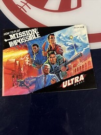 Folleto de instrucciones manual Mission Impossible Nintendo NES solamente
