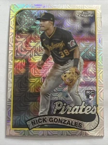 2024 Topps #2T89C-28 Nick Gonzales 1989 Topps Baseball 35th Anniversary Chrome - Picture 1 of 2