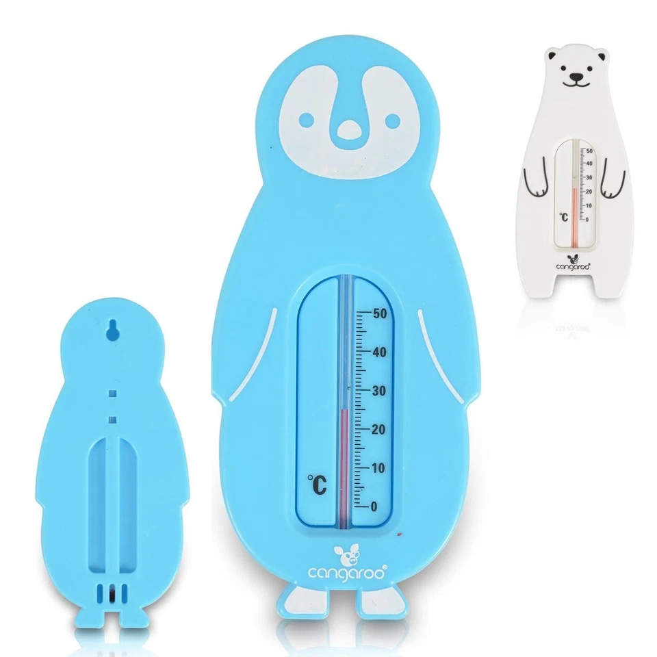 Cangaroo Wasserthermometer Badethermometer, Messbereich 10 bis 50°C, bruchsicher - Bild 1 von 1