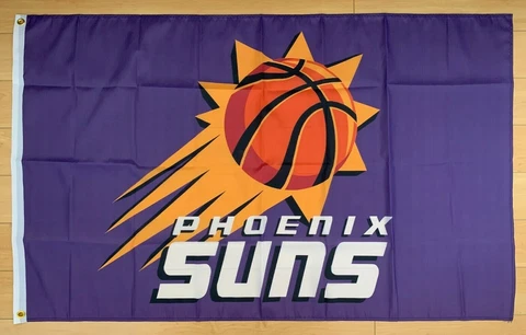Retro Phoenix Suns 3x5 ft Flag NBA Throwback Vintage Cover