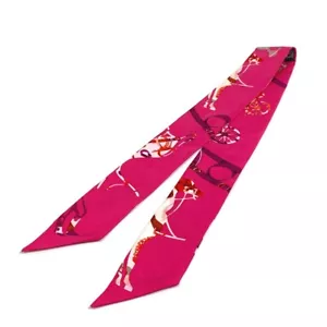 HERMES Fashion Accessories Overall handle Twilly Scarf silk pink - Bild 1 von 11