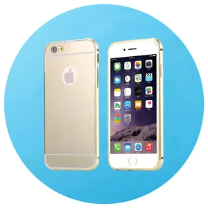 Funda protectora para teléfono híbrido con espejo a prueba de golpes para iPhone 6 6S Plus - Imagen 1 de 13