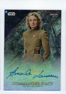 2018 Star Wars Finest autograph Amanda Lawrence FA-AL black 02/10 - Picture 1 of 1