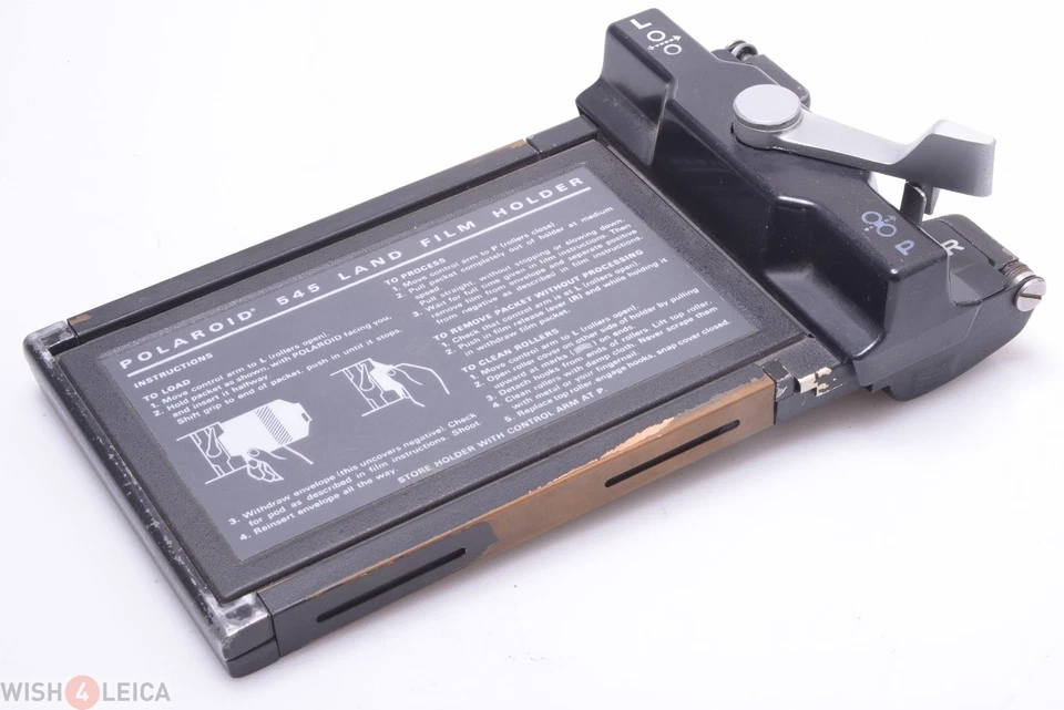 ✅ POLAROID 545 SINGLE SHEET BACK. 4X5 GRAFLOCK FOR SINAR, CAMBO, LINHOF - Image 1 of 2