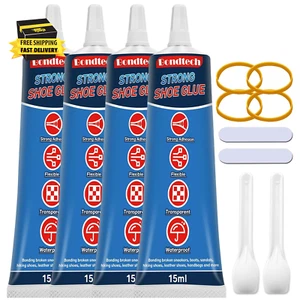 Shoe Glue Sole Repair, Clear Shoe Glue Heavy Duty, Flexible & Waterproof Repair - Picture 1 of 6