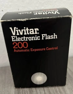 Vivitar Electronic Flash 200 Vintage Auto Exposure Control Camera Photos Film - Picture 1 of 9