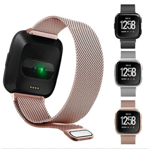 Milanese Band Strap For Fitbit Versa 4 3 2 1 / Sense 2 Wrist Bracelet Watchband - Imagen 1 de 19