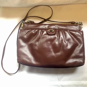 VTG Etienne Aigner Womens Small Burgundy Oxblood Crossbody Purse Handbag -EUC - Picture 1 of 10
